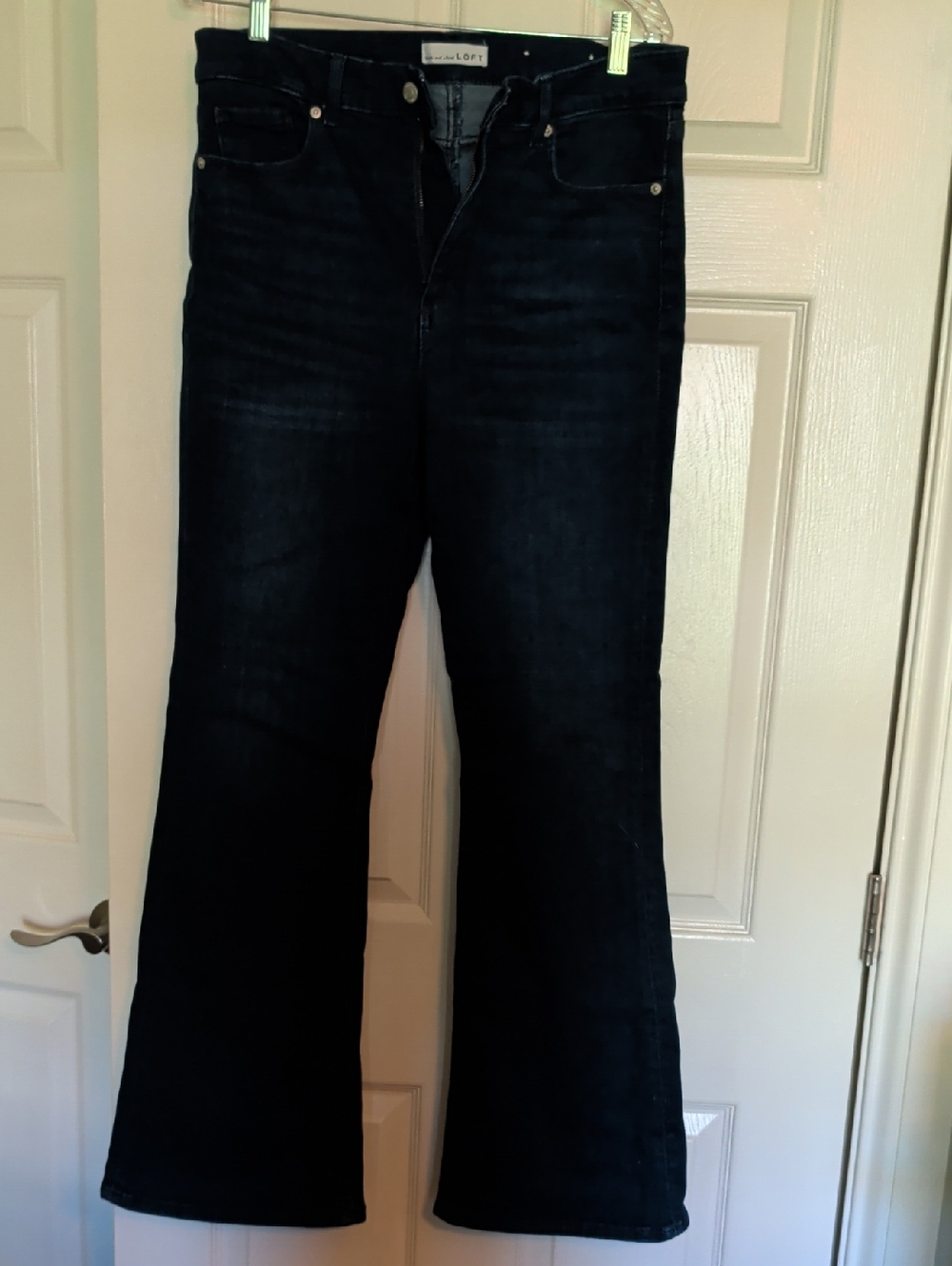 LOFT Dark Blue Wide Leg Jeans